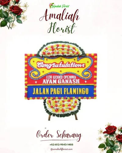 Bunga Papan Congratulation di Kenjeran